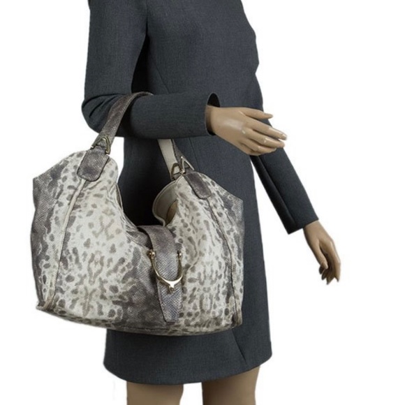 EUC. [Gucci] Authentic Python Stirrup Purse | Hobo Bag | Exotic Snakeskin Tote - Picture 5 of 16